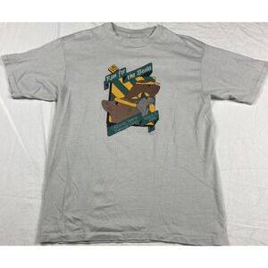 Vintage Run For the Seals 1988  Marathon Runner Single Stitch T Shirt Size‎ L
